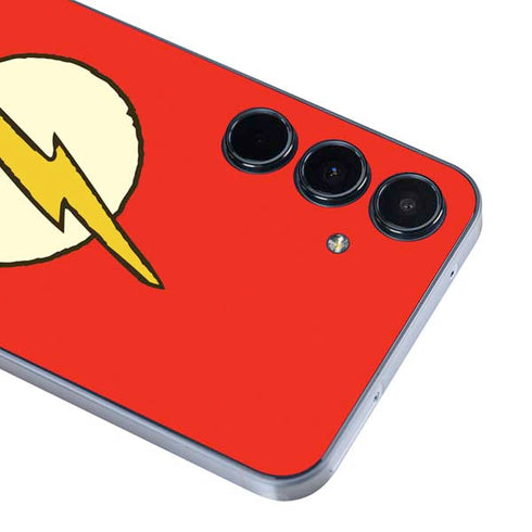 DC Comics The Flash Classic Emblem Galaxy A55 5G Skin